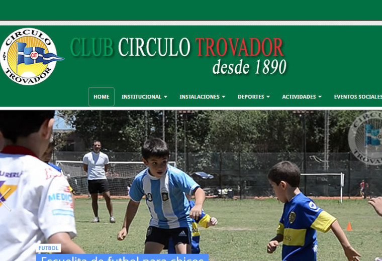 Diseño web Club Círculo Trovador