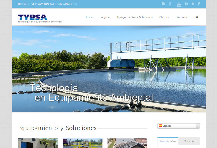 Diseño web Tybsa Diseño web