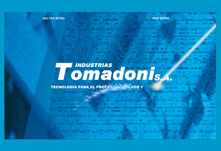 Diseño web Industrias Tomadoni Diseño web