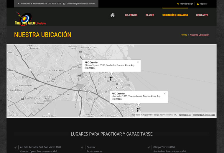 Diseño web Tiro