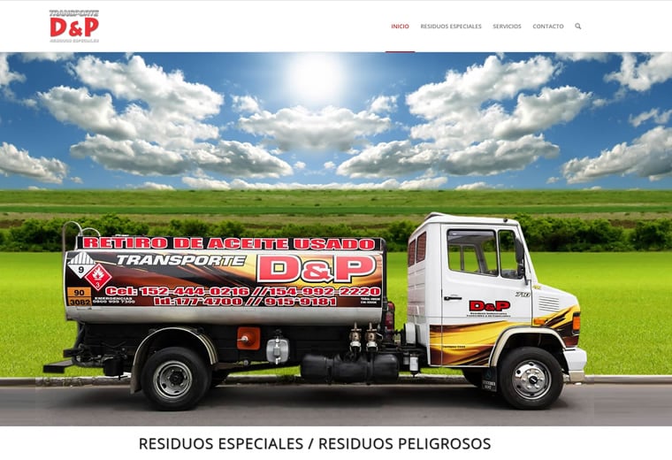 Diseño web Residuos industriales Diseño web Residuos Especiales