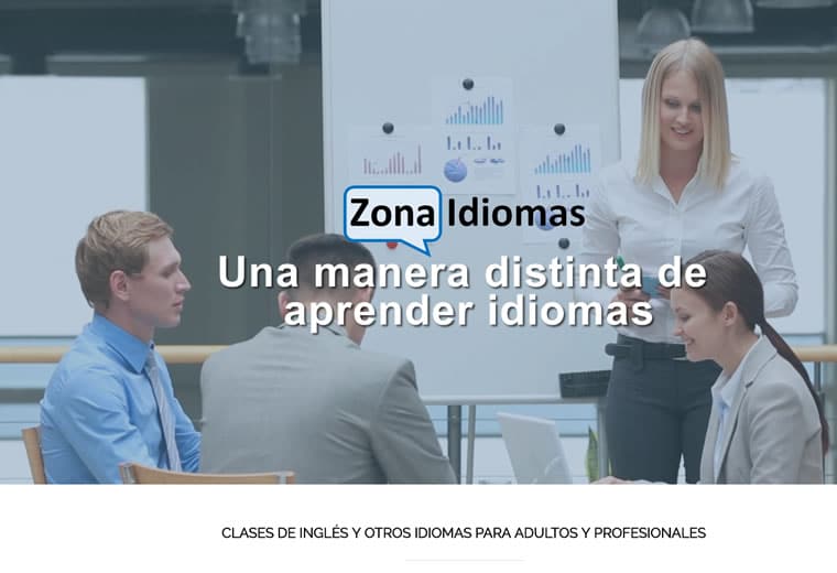 Diseño web y Posicionamiento Zona idiomas