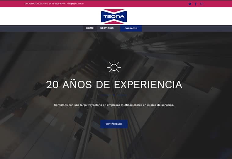 Diseño web Ascensores