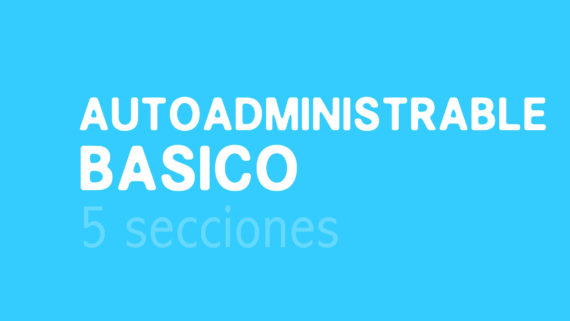 Plan diseño web Autoadministrable básico